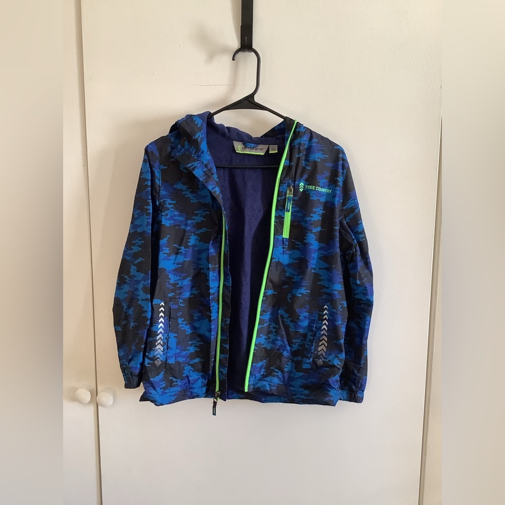 Free Country Light Weight Fleece lined Jacket- Boys M (10-12)